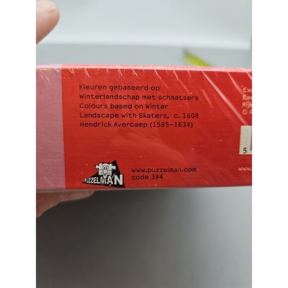 Puzzelman Winter Landscape w/ Skaters H. Avercamp Puzzle w/ Poster 99 Pieces New - Picture 9 of 10